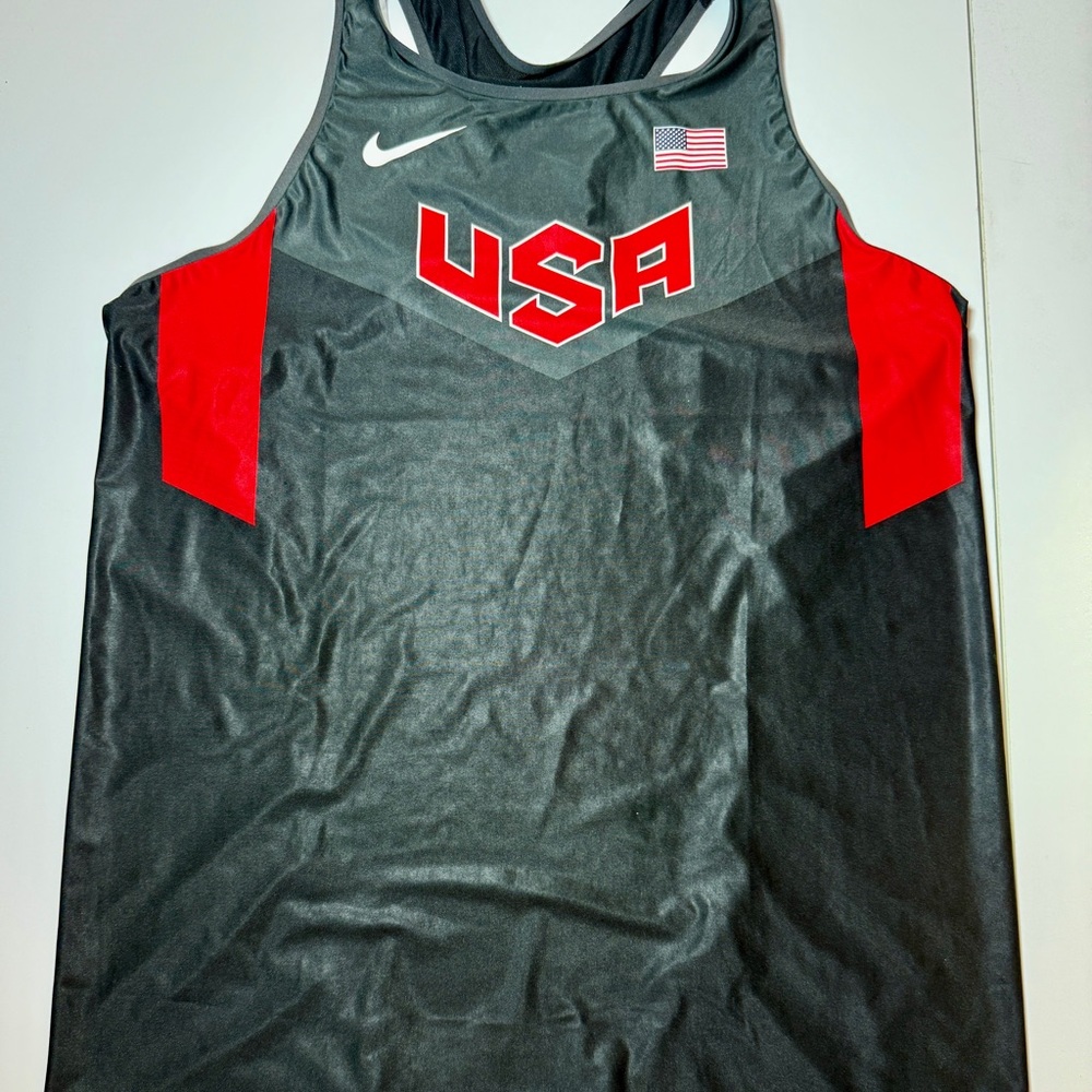 Women’s Nike Black Athletic Tank Top With USA size MT